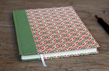 Preview: Exklusives Notizbuch oliv qualität Papeterie Schreibweise Dortmund